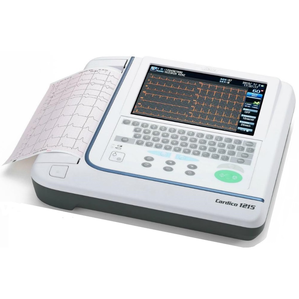 Electrocardiografo ECG 12 Canales Inteligente Suzuken Kenz Cardico 1215